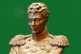 Уменьшенная копия памятника И.Ф. Крузенштерну, установленного в Санкт-Петербурге (сооружен в 1870–1873 годах по проекту архитектора И.А. Монигетти и скульптора И.Н. Шредера). Не ранее 1870 г. Фонды Музея морского флота