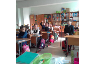 Занятие в 1 «Б» классе