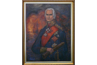 Портрет адмирала Ф.Ф. Ушакова. Художник Б. Степанов. 2009 г. Музей морского флота