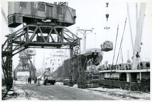 Таллинский порт. Фотография 1960-1970-х гг. из собрания Музея морского флота