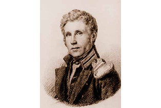 Капитан 1-го ранга О.Е. Коцебу. Источник изображения:
https://upload.wikimedia.org/wikipedia/commons/3/3d/Otto_von_Kotzebue_-_Forschungsreisender.jpg