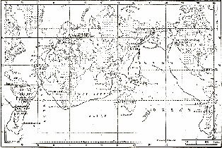Карта плавания «Сенявина». Источник изображения: https://biography.wikireading.ru/255300