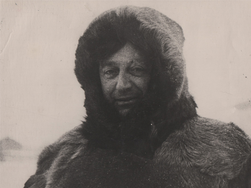Портрет А.А. Афанасьева в шубе. Из архива А.А. Афанасьева. Собрание Музея морского флота